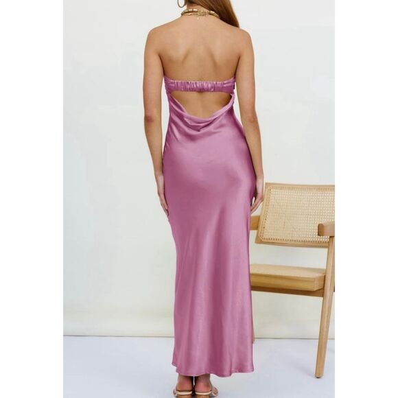 NWT Meroketty Confidence , strapless maxi dress - Picture 3 of 13